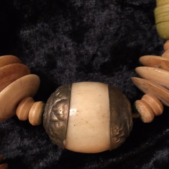 Vintage Boho Double Strand Necklace - Picture 2 of 3